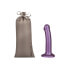 Фото #3 товара Soft Silicone Dildo Metallic - Size M, 18 cm