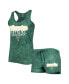 Women's Hunter Green Milwaukee Bucks Billboard Tank Top and Shorts Sleep Set