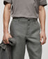Фото #5 товара Men's Slim Fit 100% Linen Bermuda Shorts