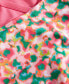Фото #3 товара Big Girls Blurred Floral One-Piece Swimsuit, Created For Macy's