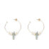 Фото #14 товара LAO GREEN 4CM pendientes #oro brillo 1 u