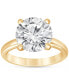 Фото #3 товара Certified Lab Grown Diamond Solitaire Engagement Ring (5 ct. t.w.) in 14k Gold