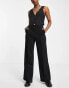 Фото #1 товара Object wide leg jersey trousers in black