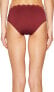 Фото #2 товара Kate Spade New York Women's 171990 Scalloped Hipster Bikini Bottoms Size S