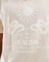 Фото #2 товара ASOS DESIGN boxy relaxed t-shirt in beige with celestial front print