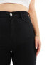 Фото #5 товара Dr Denim Plus Solitaire high waist super skinny jeans in clean black wash