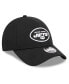 Youth Boys Black New York Jets Main B-Dub 9FORTY Adjustable Hat