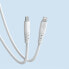 Kabel przewód elastyczny USB-C - Lightning iPhone biały