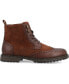 Фото #2 товара Men's Virgil Tru Comfort Foam Wingtip Lace-Up Ankle Boots