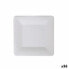 Фото #1 товара Посуда одноразовая Algon Набор квадратный белый из картона 18 см (36 штук)