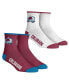 ფოტო #1 პროდუქტის Men's Socks Colorado Avalanche Core Team 2-Pack Quarter Length Sock Set