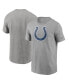 ფოტო #1 პროდუქტის Men's Heathered Gray Indianapolis Colts Primary Logo T-shirt