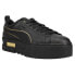 Фото #2 товара Puma Mayze Metal Lace Up Womens Black Sneakers Casual Shoes 381606-02