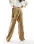 Pimkie baggy high waisted trousers in brown