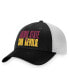 ფოტო #2 პროდუქტის Men's Black, White Arizona State Sun Devils Stockpile Trucker Snapback Hat