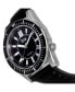 Men Francis Leather Watch - Black, 42mm