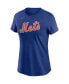 Women's Pete Alonso Royal New York Mets Name and Number T-shirt