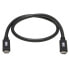 Фото #3 товара Tripp U420-20N-G2-5A USB-C Cable (M/M) - USB 3.2 - Gen 2 (10 Gbps) - 5A (100W) Rating - Thunderbolt 3 Compatible - 20-in. (50.8 cm) - 0.5 m - USB C - USB C - USB 3.2 Gen 2 (3.1 Gen 2) - 10000 Mbit/s - Black