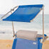 Фото #5 товара Складной стул с зонтов и карманом AKTIVE Umbrella+Pocket+Handle Aluminium 83x60x20/71 см