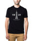 Фото #1 товара Men's Premium Word Art T-shirt - Empire State Building