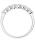 Фото #3 товара Diamond Seven Stone Band (1/2 ct. t.w.) in 14k White Gold