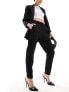 Фото #1 товара Object cropped tailored slim trousers in black