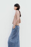 Z1975 denim midi skirt