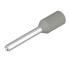 Weidmüller H0.14/10 GR SV - Pin terminal - Straight - Gray - Metallic - 0.14 mm² - 1 cm - 8 mm