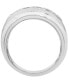 ფოტო #8 პროდუქტის Men's Diamond Channel-Set Ring (2 ct. t.w.) in 10k Gold