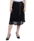 ფოტო #1 პროდუქტის Petite Plisse Metallic Belt Lurex Mesh Skirt