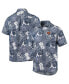 Фото #5 товара Men's Navy Chicago Bears Coconut Point Playa Floral IslandZone Button-Up Shirt