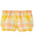 Baby 2-Piece Plaid Set with Bubble Shorts 24M