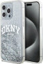 Фото #3 товара DKNY DKNY Liquid Glitter Big Logo - Etui iPhone 15 Pro Max (biały)