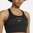 NIKE Dri Fit Swoosh Medium Support Padded Printed Sports Bra