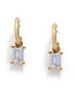 ფოტო #2 პროდუქტის Cubic Zirconia Dangling Huggie Hoop Earrings