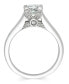 Фото #3 товара Diamond Princess Cut (1-1/2 ct. t.w.) Engagement Ring in 14k White Gold