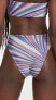Фото #2 товара Купальник женский Frankies Bikinis Shimmy с металлическими полосками, размер Large