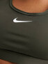 Фото #7 товара Nike Training Swoosh Dri-Fit medium support bra in khaki