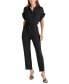 Фото #1 товара Women's Alya Cuffed-Sleeve Jumpsuit