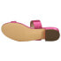 Фото #5 товара Nina Shavone Metallic Slide Womens Pink Dress Sandals SHAVONE-663
