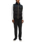 Фото #6 товара Men's Ovela Quilted Colorblocked Mixed-Media Full-Zip Vest