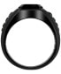 ფოტო #3 პროდუქტის EFFY® Men's Onyx & Black Spinel Ring in Black PVD over Sterling Silver