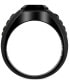 Фото #3 товара EFFY® Men's Onyx & Black Spinel Ring in Black PVD over Sterling Silver