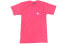Stussy Basic Logo Tee 经典基础印花短袖T恤 男女同款 玫红色 / Футболка Stussy Basic Logo Tee T 1904221