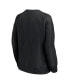 ფოტო #2 პროდუქტის Women's Black Merchandise End Credits Fleece Pullover Sweatshirt