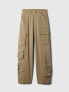 Mid Rise Relaxed Cargo Pants