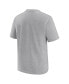 ფოტო #3 პროდუქტის Big Boys and Girls Heather Gray Dallas Mavericks 2024 Western Conference Champions Locker Room T-Shirt