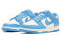 Фото #4 товара Nike Dunk Low "Coast" 防滑 低帮 板鞋 女款 北卡蓝 / Кроссовки Nike Dunk Low DD1503-100