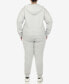 Фото #2 товара Пижама White Mark plus Size Fleece Lined 2 Pc Set