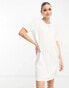 ONLY Tall mini t-shirt dress in white